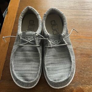 Hey Dude youth Gray Casual Shoes